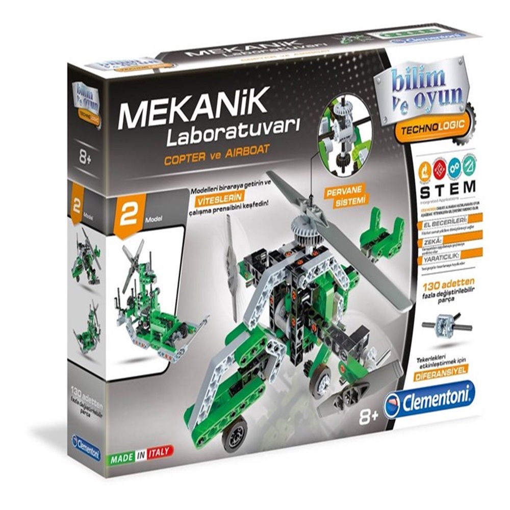 Clementoni Mekanik Laboratuvarı - Copter & Airboat