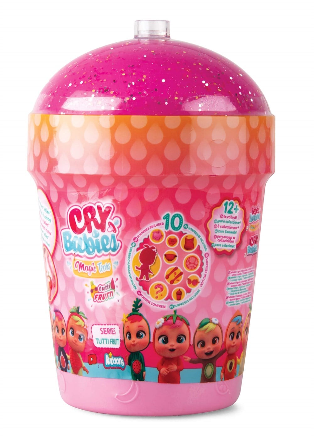 Cry Babies Magic Tears Tutti Frutti W1 CDU9-93355 - Pembe Cry Babies CYM06000 P