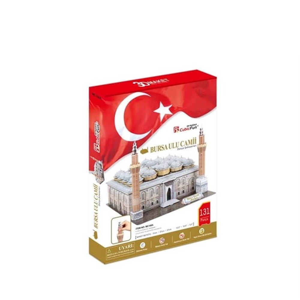 Cubic Fun 3D 131 Parça Puzzle Bursa Ulu Camii