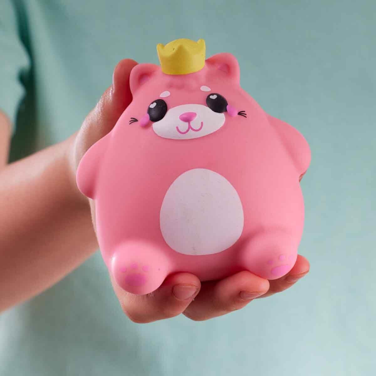 SMOOSHZEES MINI CUTZEES SQUISHY FIGUR SERI1 MH004001 - PEMBE KEDI ROSE Diğer MH004001 PKR