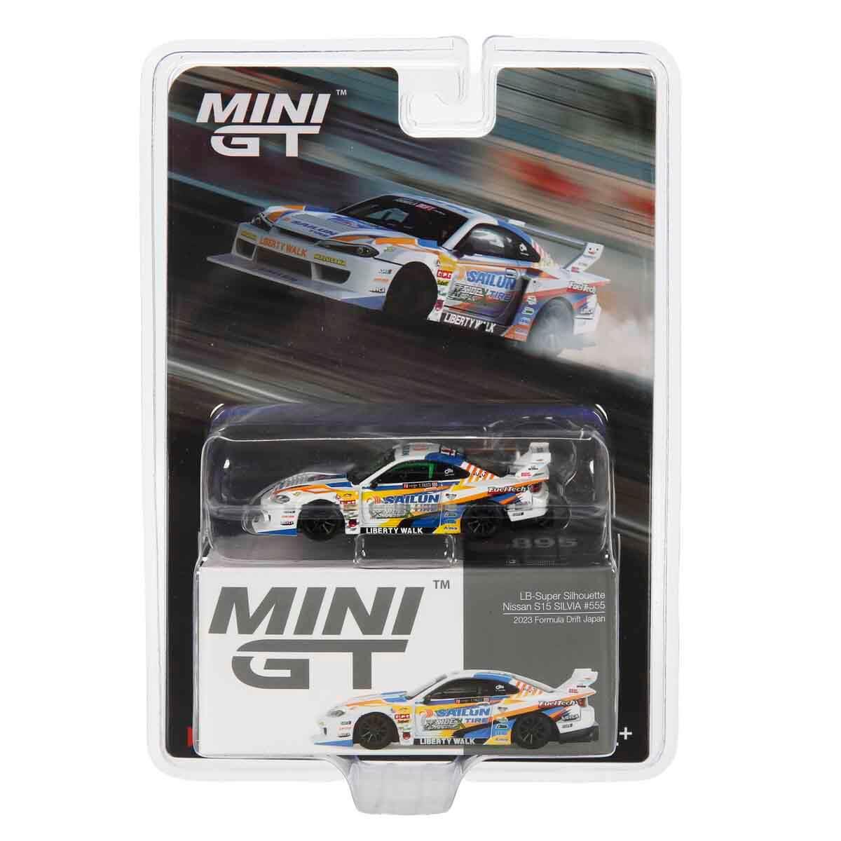 MINI GT 1:64 NISSAN LB-SUPER SILHOUETTE S15 SILVIA #555 2023 FORMULA DRIFT JAPAN MGT00895 Diğer MGT00895