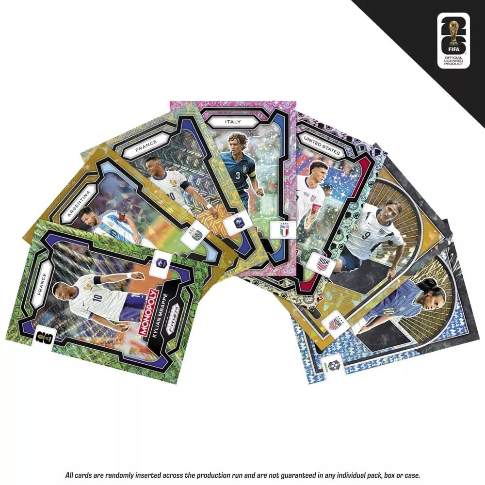 Monopoly Panini Prizm: Fifa Dünya Kupası Koleksiyon Kartları Genişletme Paketi Booster Box G2677 Monopoly G2677