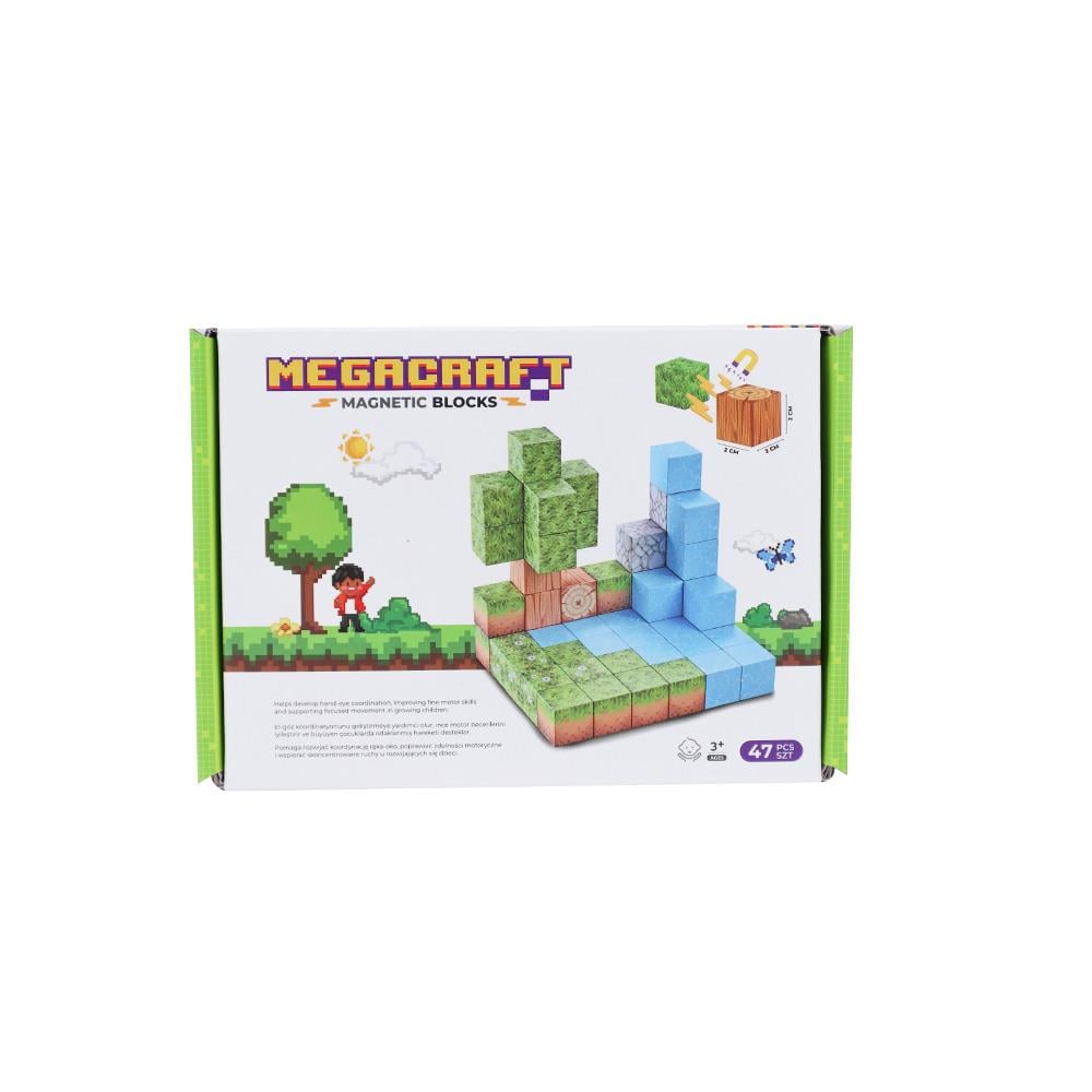 MEGACRAFT MANYETIK BLOKLAR KUTU 47 PARCA 1329 Diğer LOCC1329