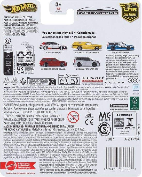 HOT WHEELS PREMIUM CAR CULTURE FAST WAGON SUBARU FORESTER STI FPY86-JBK87 Diğer JBK87