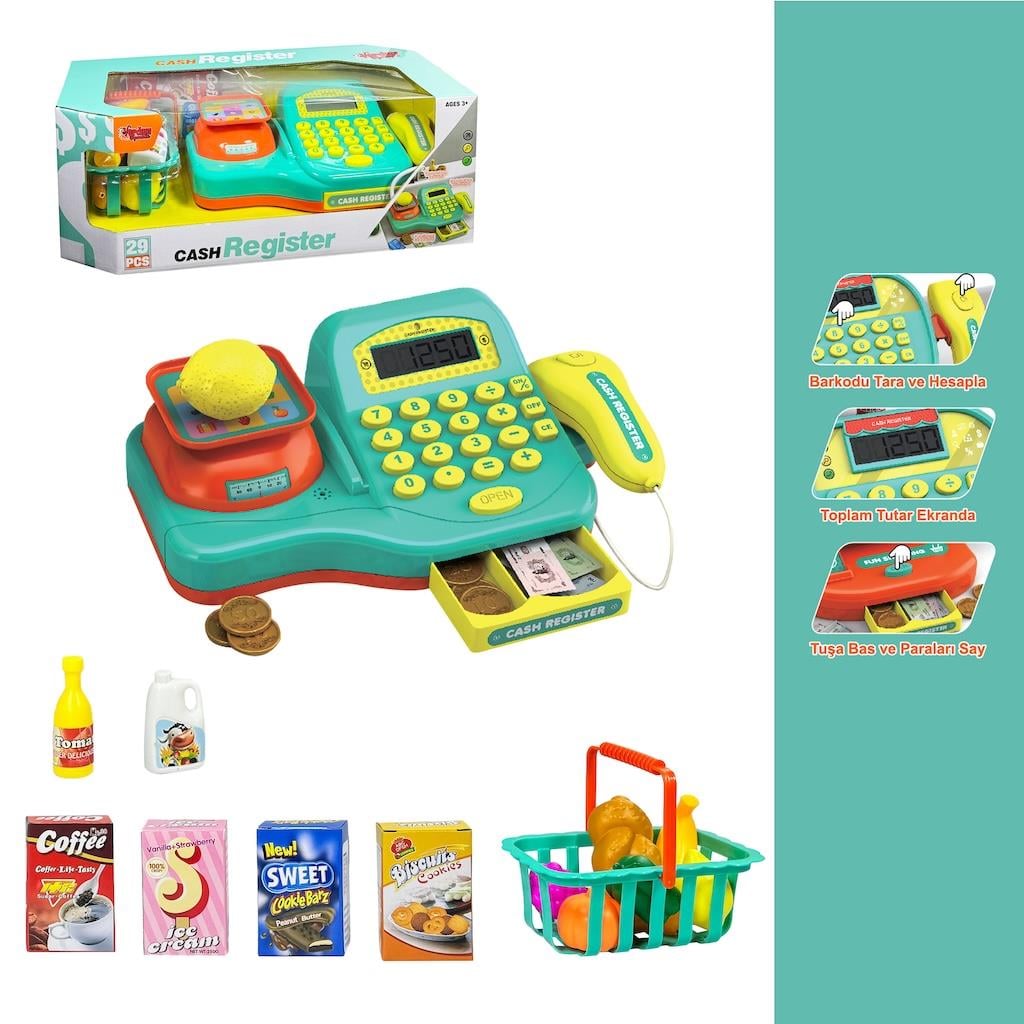 29 PARCA ISIKLI HESAP MAKINALI YAZAR KASA Diğer LS820A17