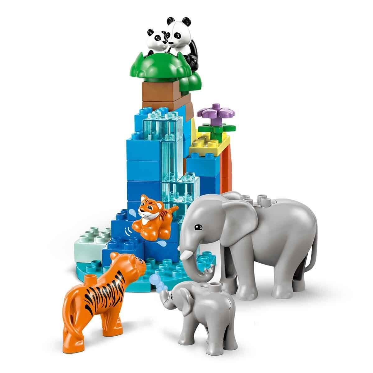 LEGO DUPLO KASABASI 3’U 1 ARADA VAHSI HAYVAN AILELERI 10446 Diğer LED10446