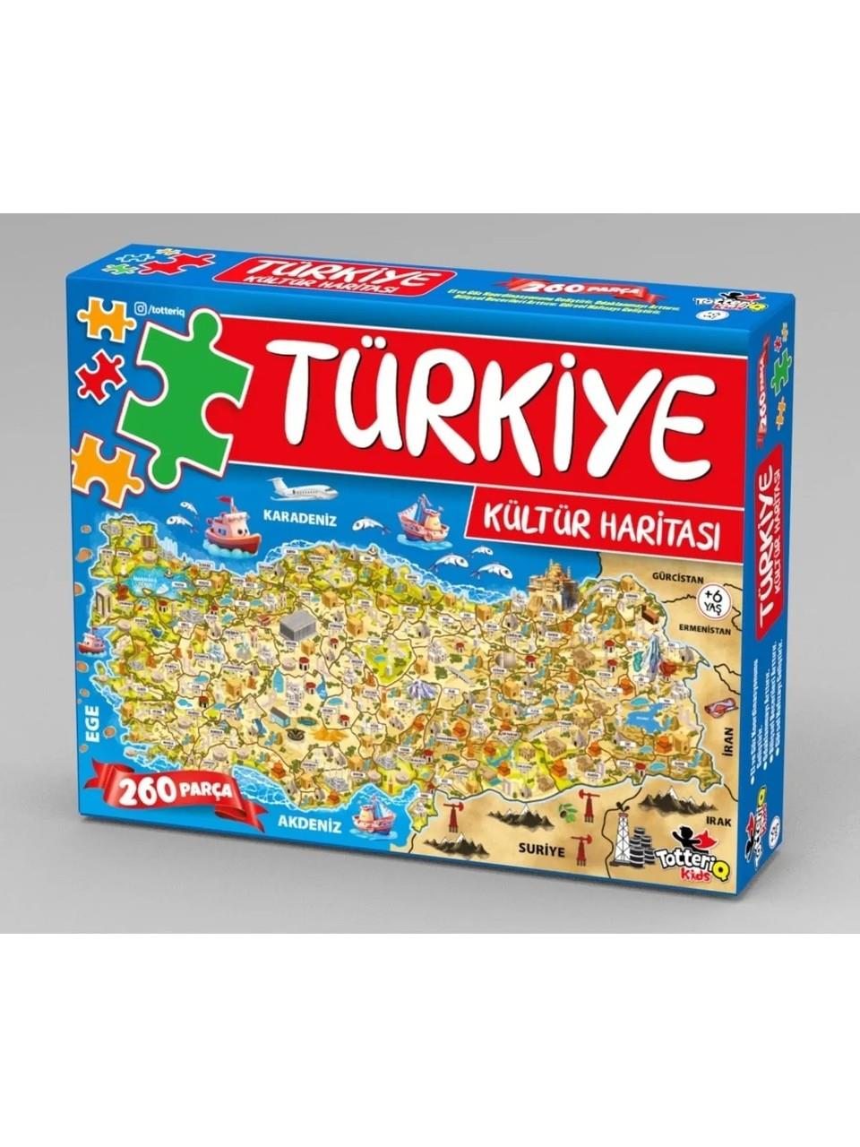 TURKIYE KULTUR HARITASI PUZZLE Diğer TOT 7213