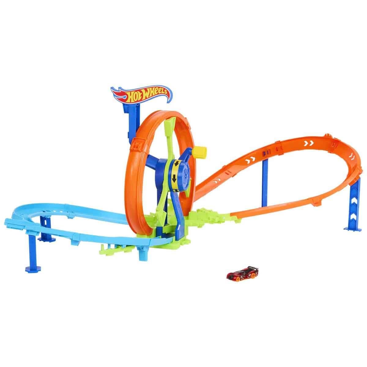 HOT WHEELS STUNT TRACKS RAPID LAUNCH LOOP OYUN SETI JBX65 Diğer JBX65