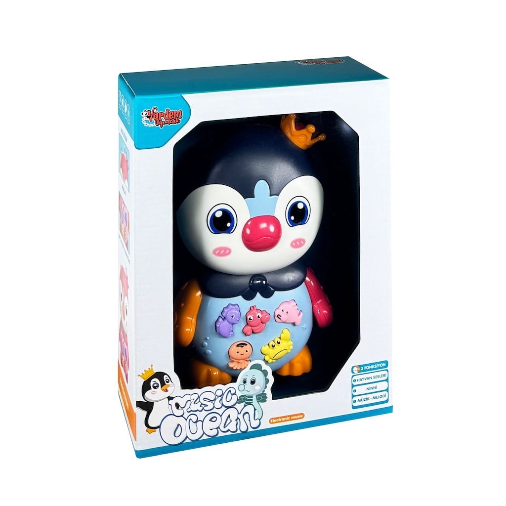 Vardem Kutulu Işıklı ve Müzikli Penguen Vardem JLG 855 115A