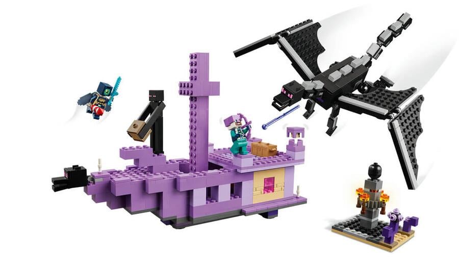 LEGO MINECRAFT ENDER EJDERHASI VE END GEMISI 21264 Diğer LMN21264