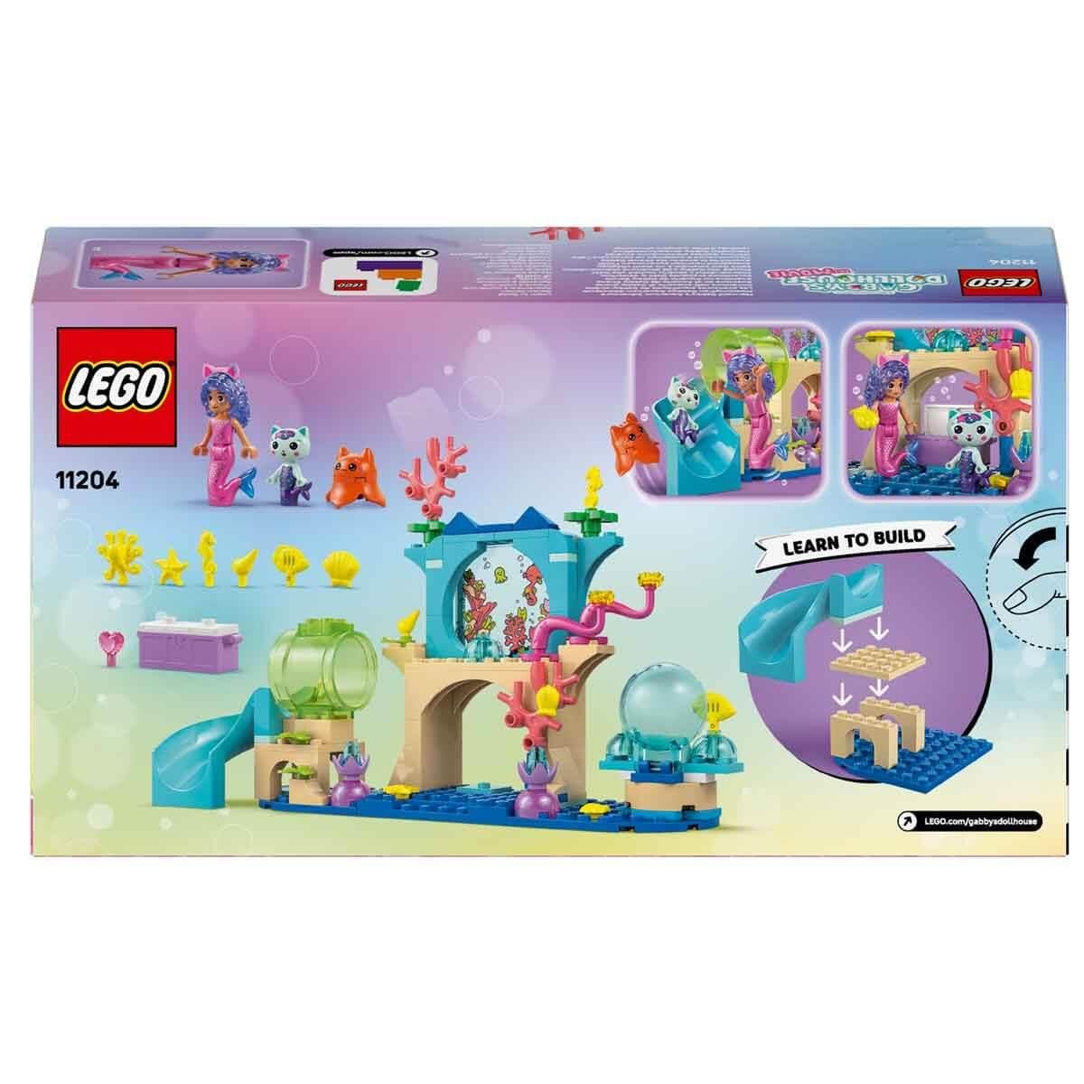 LEGO GABBY’S DOLLHOUSE DENIZ KIZI GABBY’NIN AKVARYUM MACERASI 11204 Diğer LEJ11204