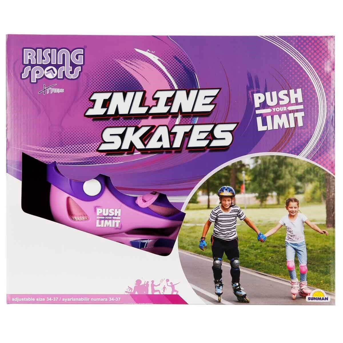 SUNMAN RISING SPORTS INLINE 4 TEKER PATEN PEMBE 34-37 Diğer S00002214