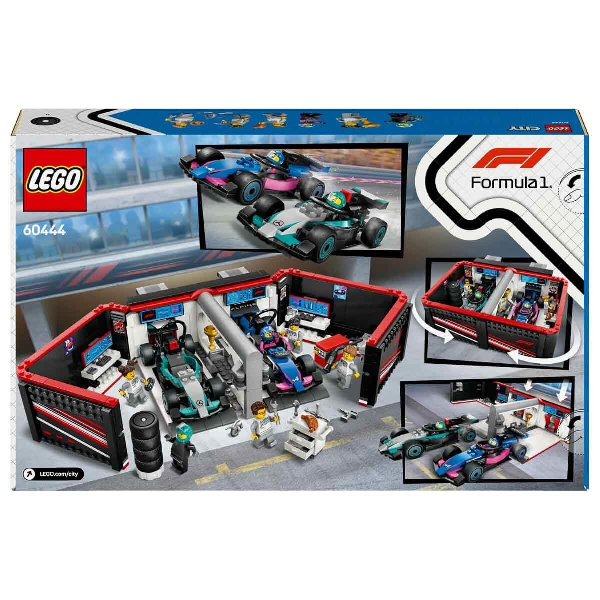 LEGO CITY F1 GARAJI VE MERCEDES AMG VE ALPINE ARABALARI 60444 Diğer LSC60444