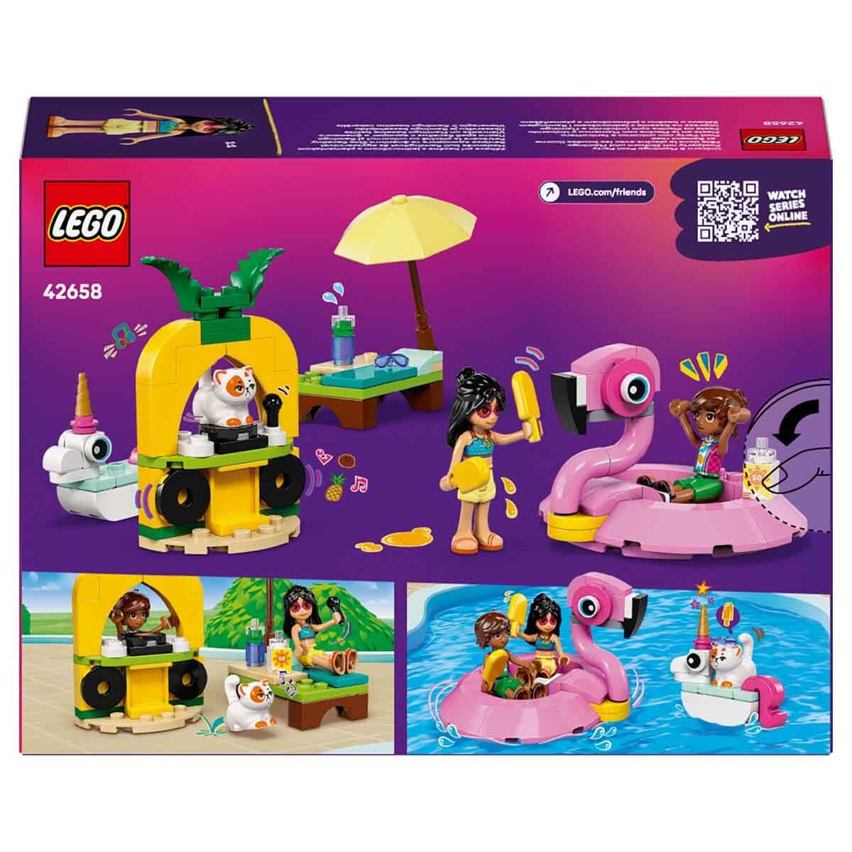 LEGO Friends Tek Boynuzlu At ve Flamingo Havuz Partisi 42658 Lego LGF42658