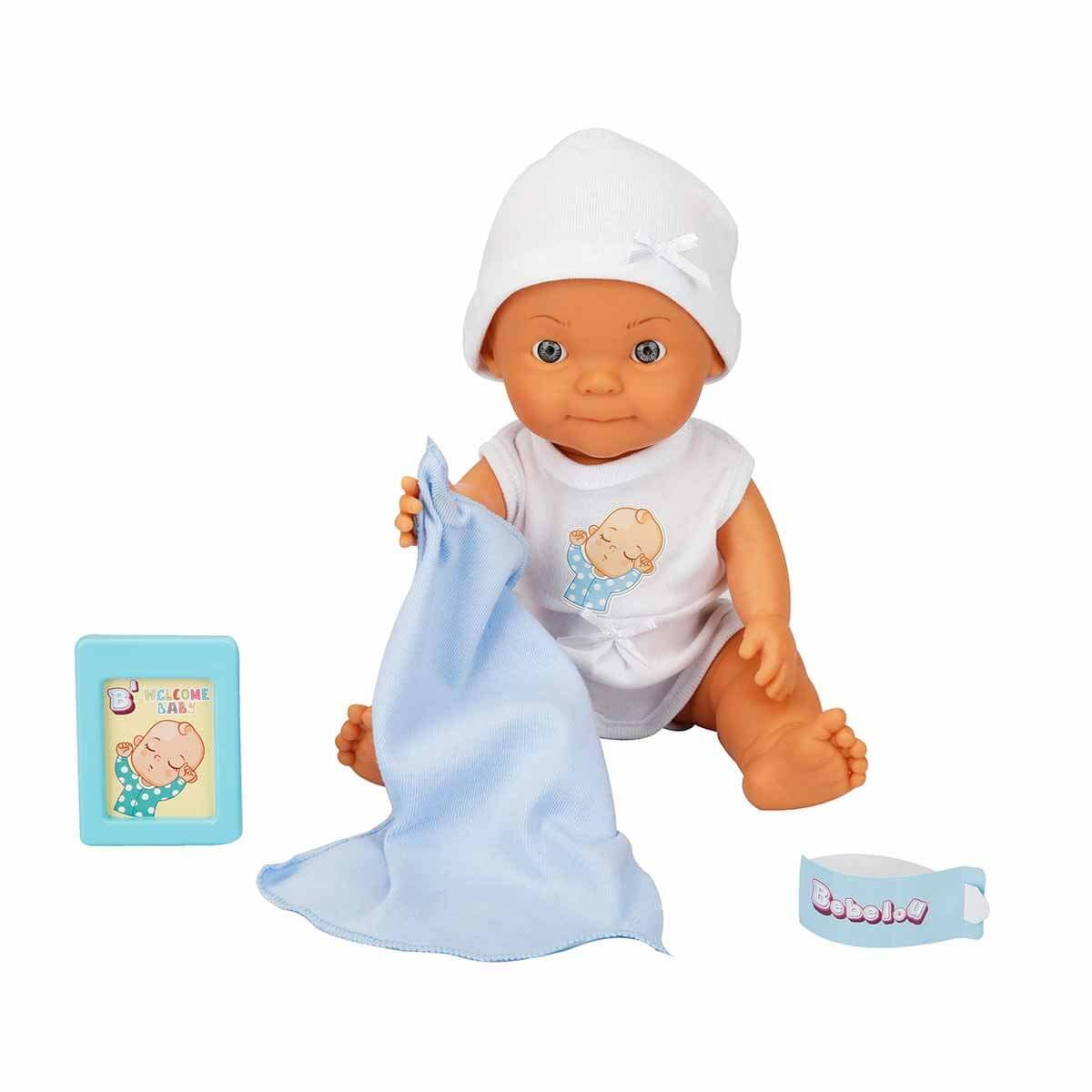 BEBELOU SESLI HOS GELDIN BEBEGI 30 CM MAVI Diğer S01005683 M