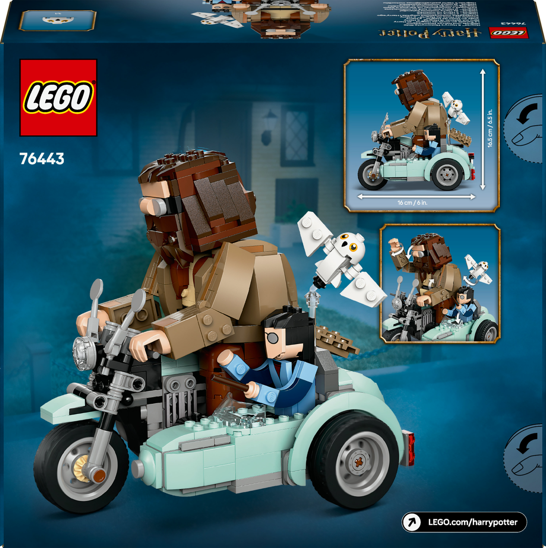 LEGO HARRY POTTER HAGRID VE HARRYNIN MOTOSIKLET YOLCULUGU 76443 Diğer LSH76443