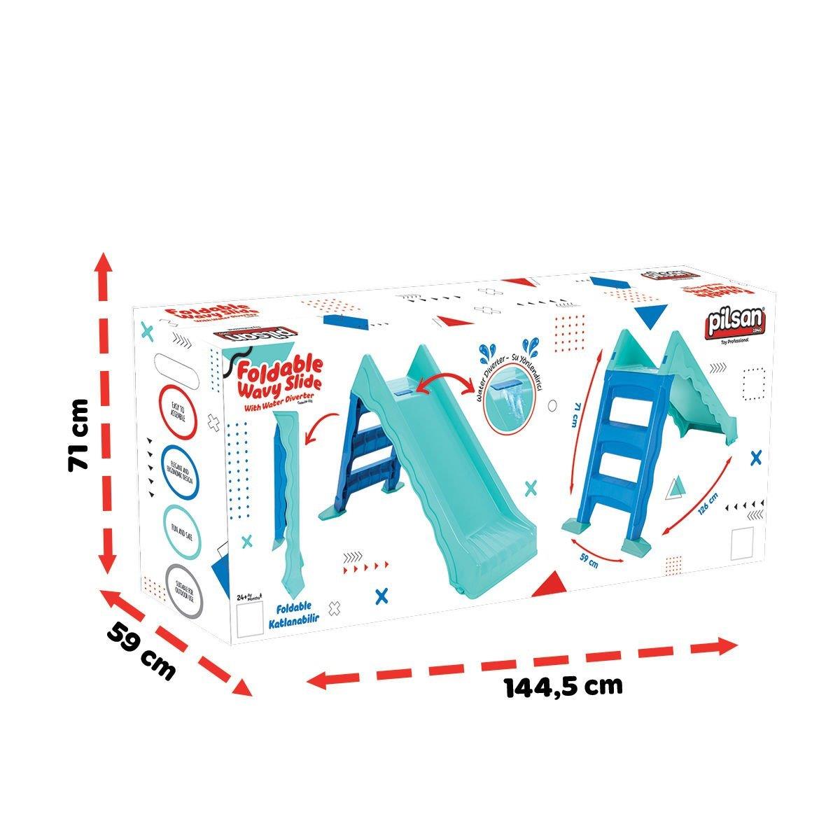 PILSAN KATLANABILIR DALGALI SU KAYDIRAGI YESIL 06 233 Diğer PLS 06 233 Y