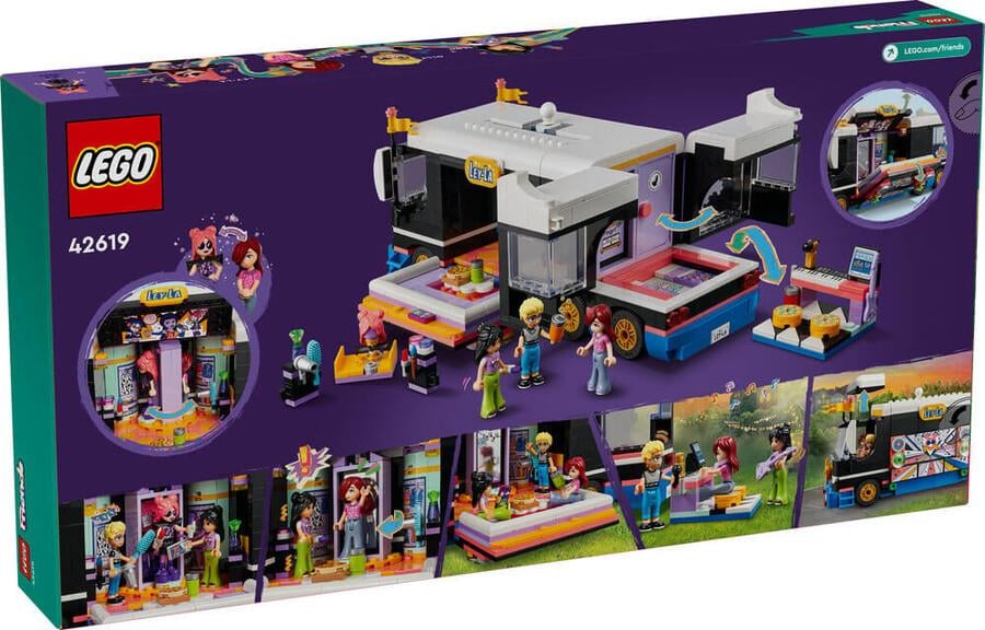 LEGO FRIENDS POP STAR MUZIK TURNE OTOBUSU 42619 Diğer LGF42619