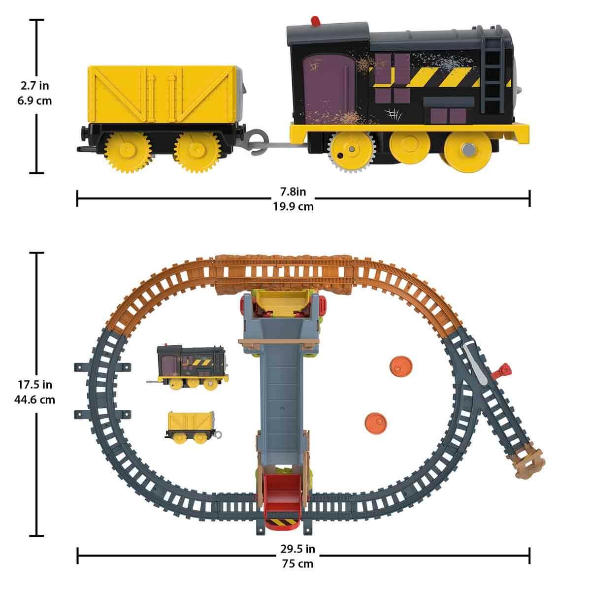 FISHER PRICE THOMAS VE ARKADASLARI DIESEL YUKLEME VE KALDIRMA INSAAT SETI JBW20 Diğer JBW20