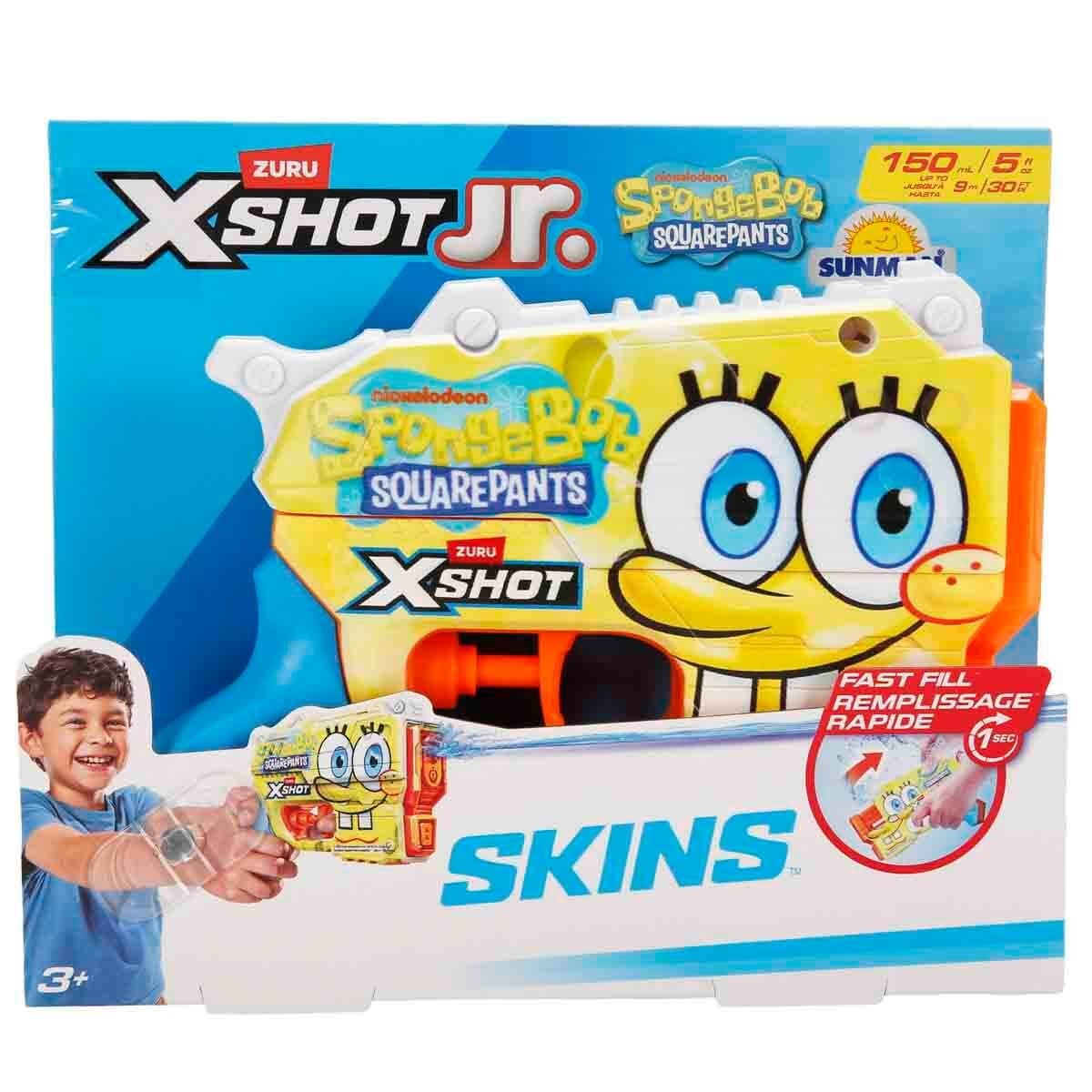 X-SHOT JR. SPONGEBOB SQUAREPANTS FAST FILL SKINS SU TABANCASI Diğer S00008998