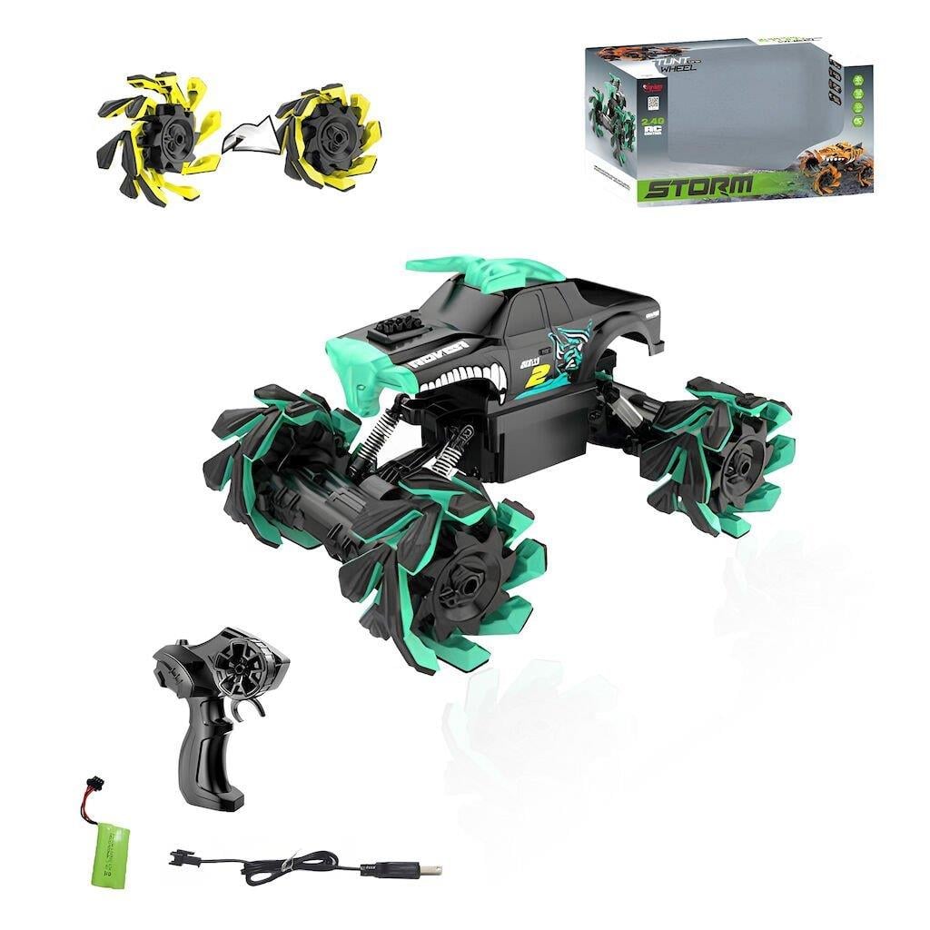 Vardem Uzaktan Kumandalı Full Fonksiyon Şarjlı 2.4 Ghz 2 Hız Açılır Tekerlekli Akrobat Bulls Turkuaz Vardem VAR SYR 666 781 T