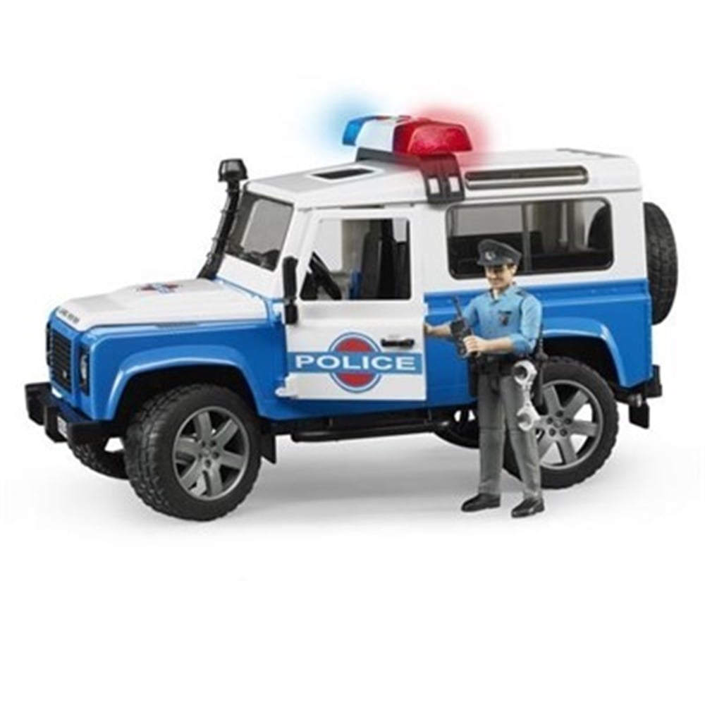 BRUDER LAND ROVER POLİS ARACI VE POLİS MEMURU