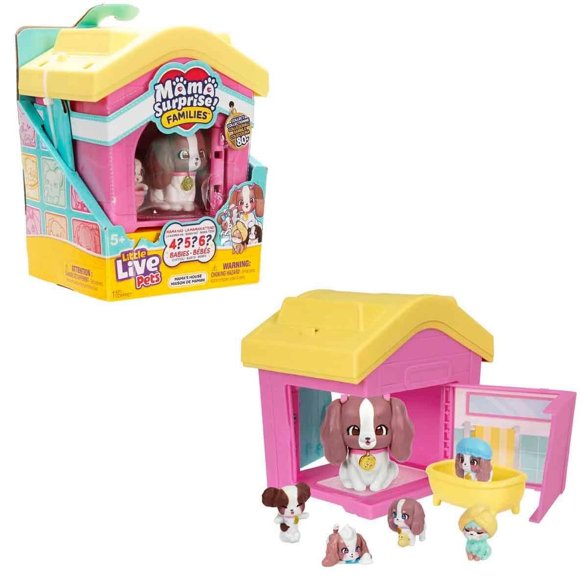 LITTLE LIVE PETS LIVE PETS MAMA SURPRISE FAMILIES HOUSE WITH SPANIEL LP306000 Diğer LP306000 S