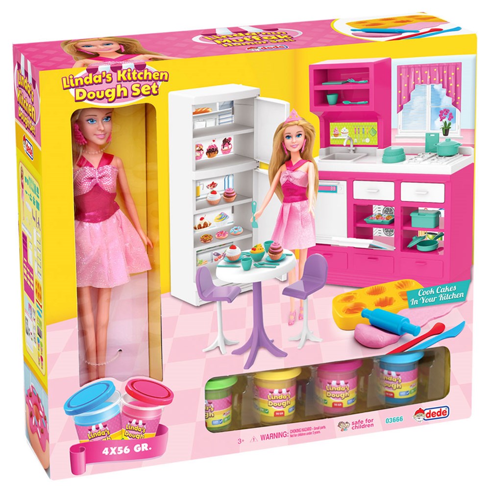 Linda'nın Mutfak Hamur Oyun Seti Dede FEWN 03666