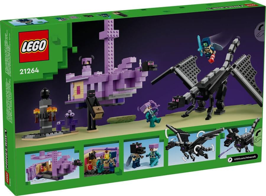LEGO MINECRAFT ENDER EJDERHASI VE END GEMISI 21264 Diğer LMN21264