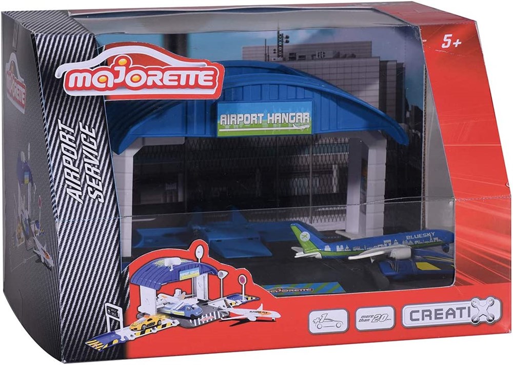 Majorette Airplane Hangar Creatix Oyun Set 212050017038 Dickie SMB 212050017038