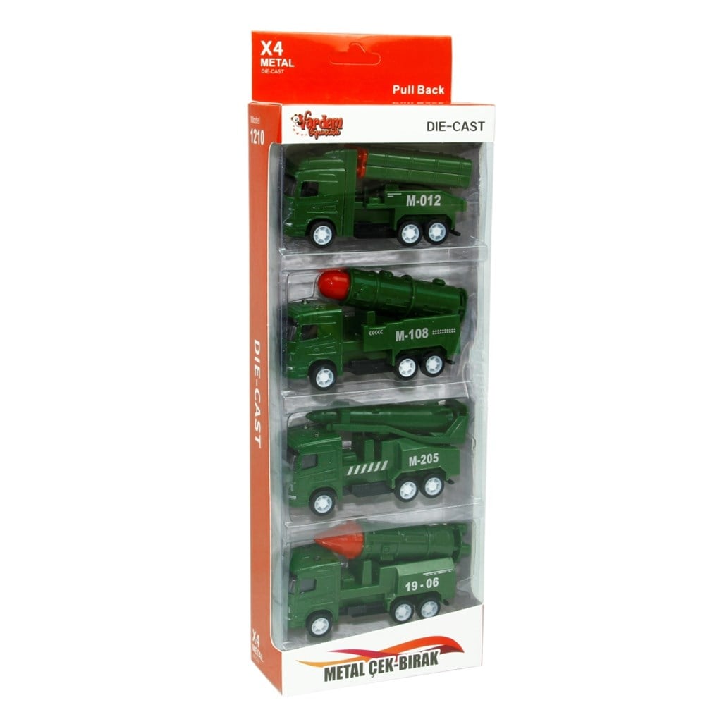 4 Parça Çek Bırak Metal İş Araçları Seti Diğer 1210 W22 223
