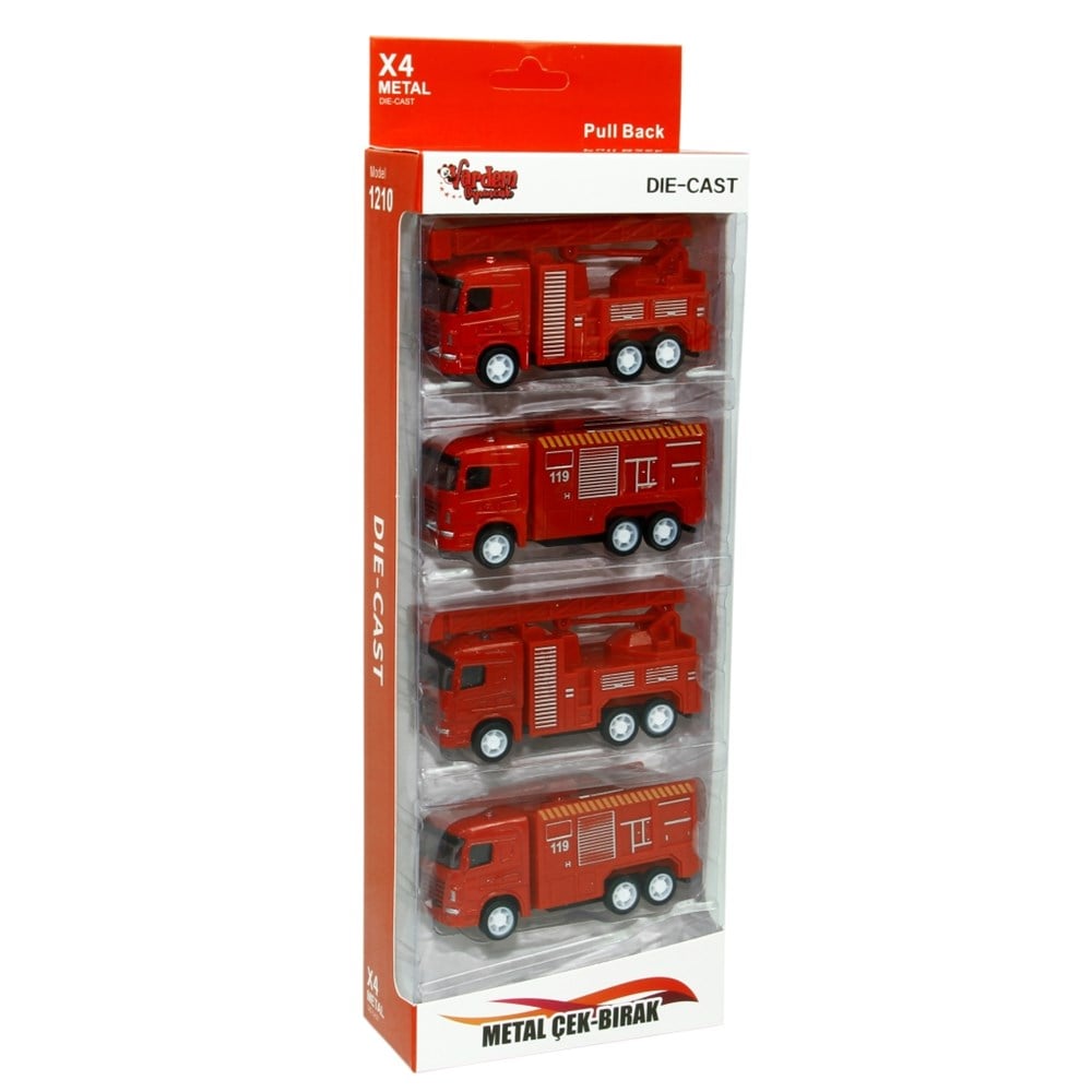 4 Parça Çek Bırak Metal İş Araçları Seti Diğer 1210 W22 223