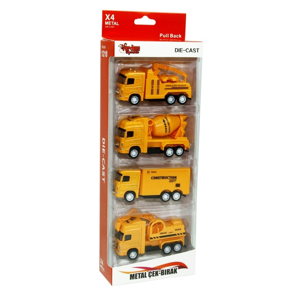 4 Parça Çek Bırak Metal İş Araçları Seti Diğer 1210 W22 223