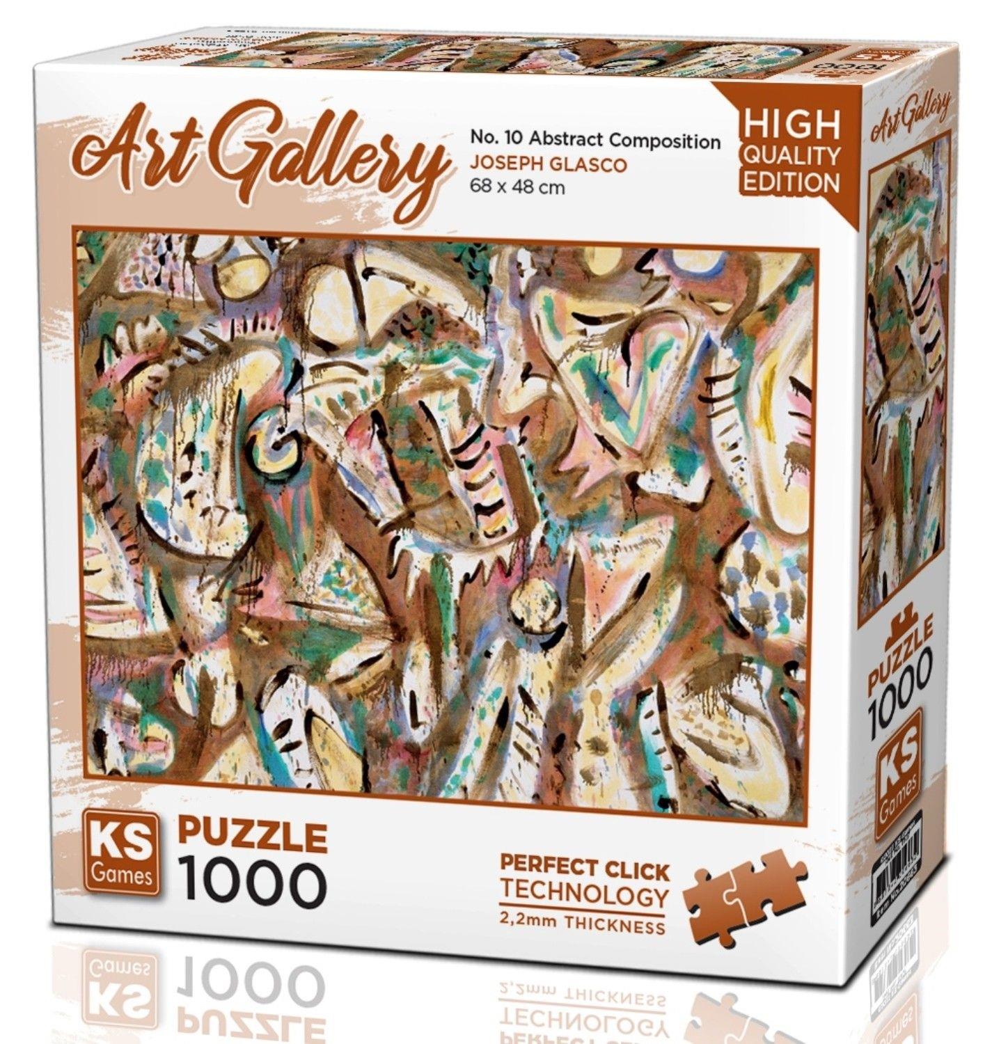 PUZZLE 1000 NO.10 ABSTRACT COMPOSITION Diğer 20663
