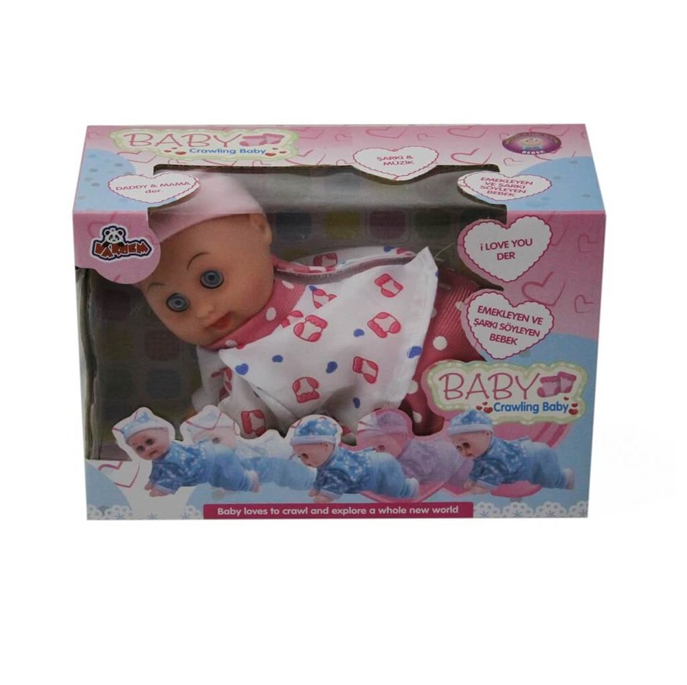 Kutulu 20cm Emekleyen Muzıklı Bebek Diğer 3323 6