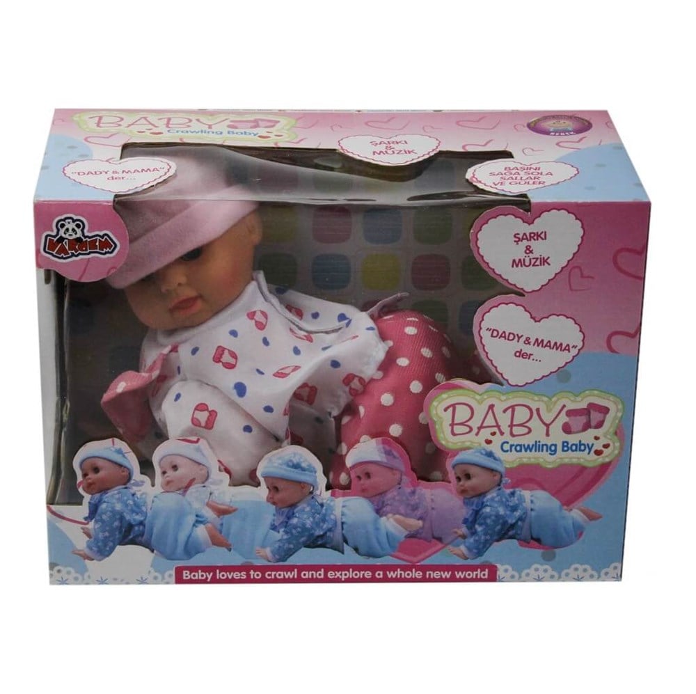 Kutulu 26cm Müzikli Emekleyen Bebek Diğer 3337 6