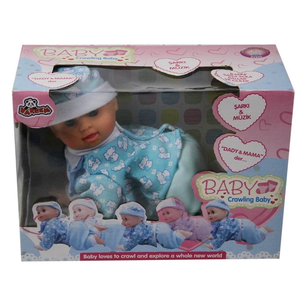Kutulu 26cm Müzikli Emekleyen Bebek Diğer 3337 6