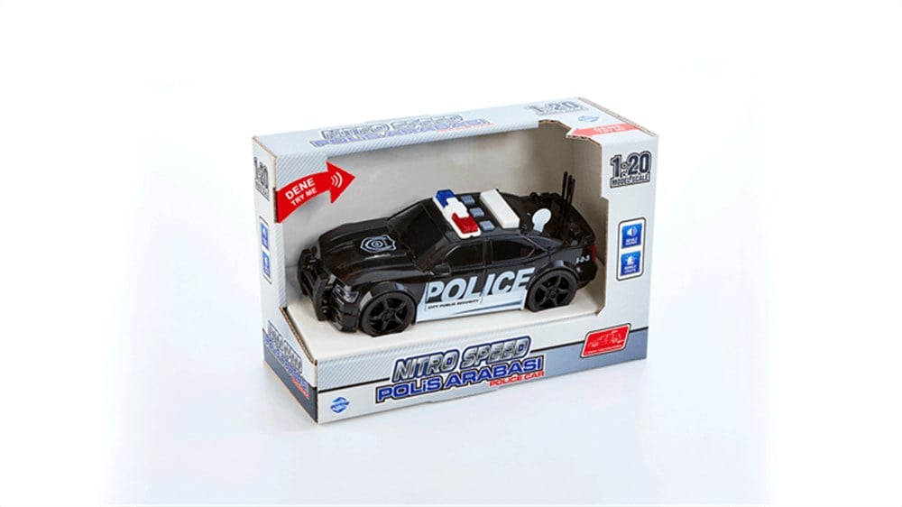 Nitro Speed 1:20 Polis Arabası - Siyah Diğer 404000