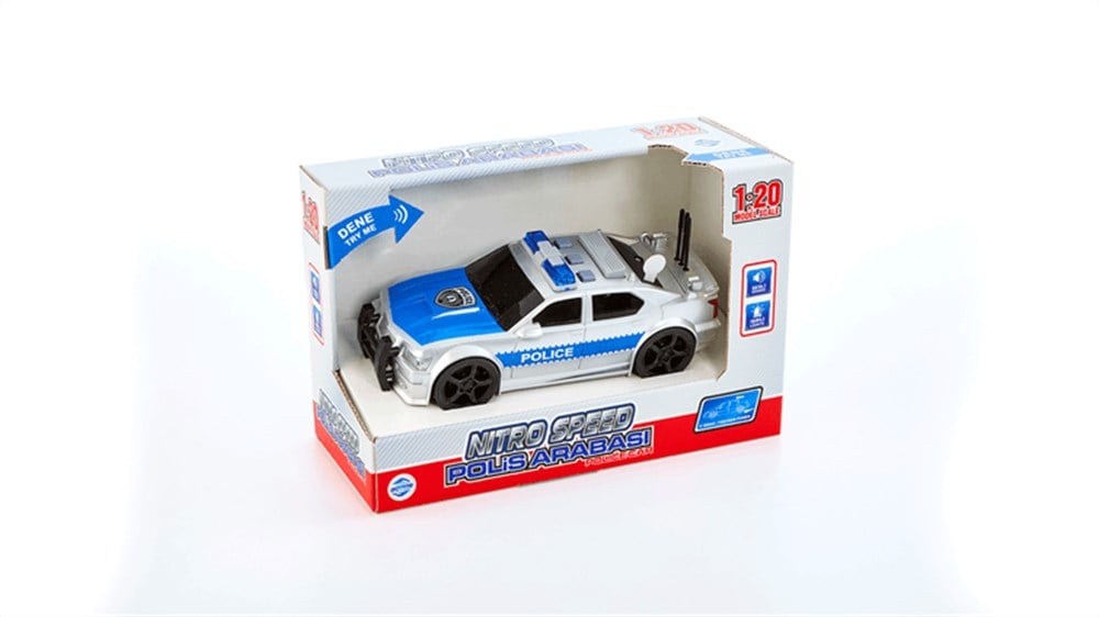 Nitro Speed 1:20 Polis Arabası - Gri Diğer 405000
