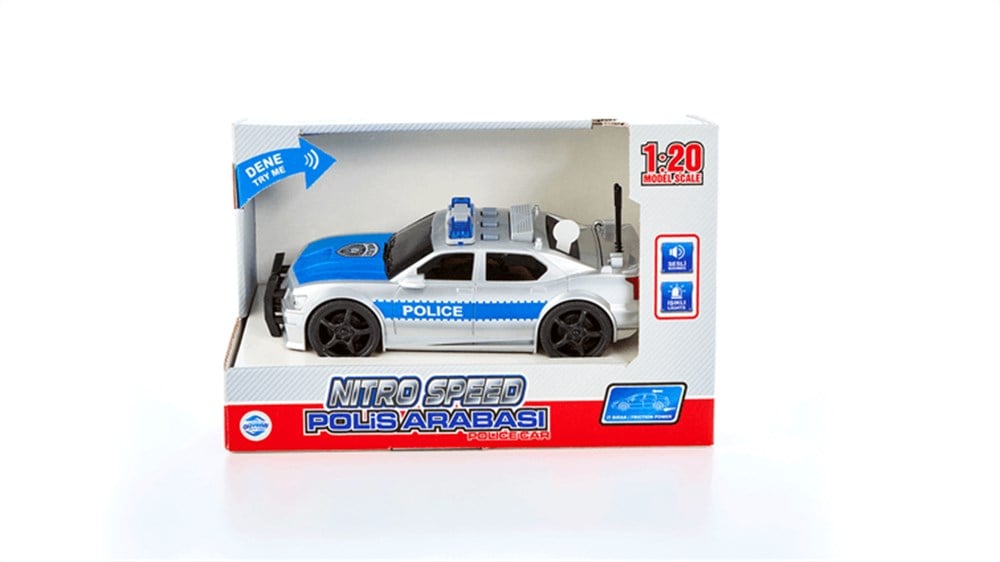 Nitro Speed 1:20 Polis Arabası - Gri Diğer 405000
