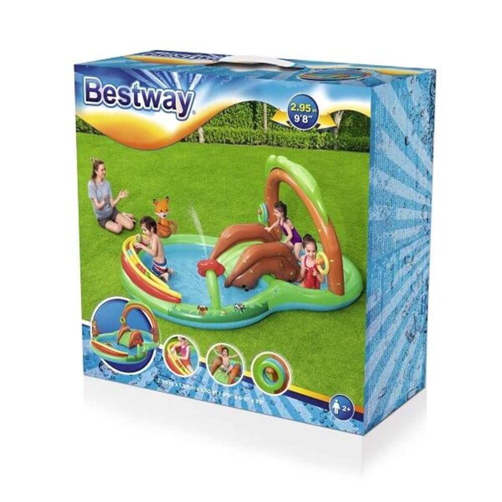 BESTWAY KAYDIRAKLI TROPIKAL 295-199-130 CM OYUN HAVUZU Diğer 53093