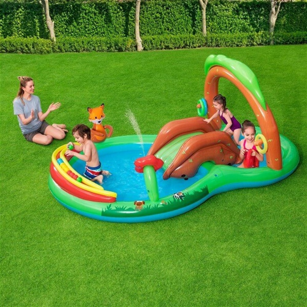 BESTWAY KAYDIRAKLI TROPIKAL 295-199-130 CM OYUN HAVUZU Diğer 53093