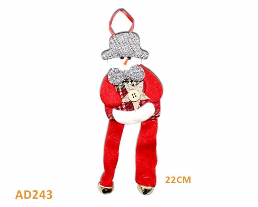 Kardan Adam Zilli Peluş Süs Diğer AD243