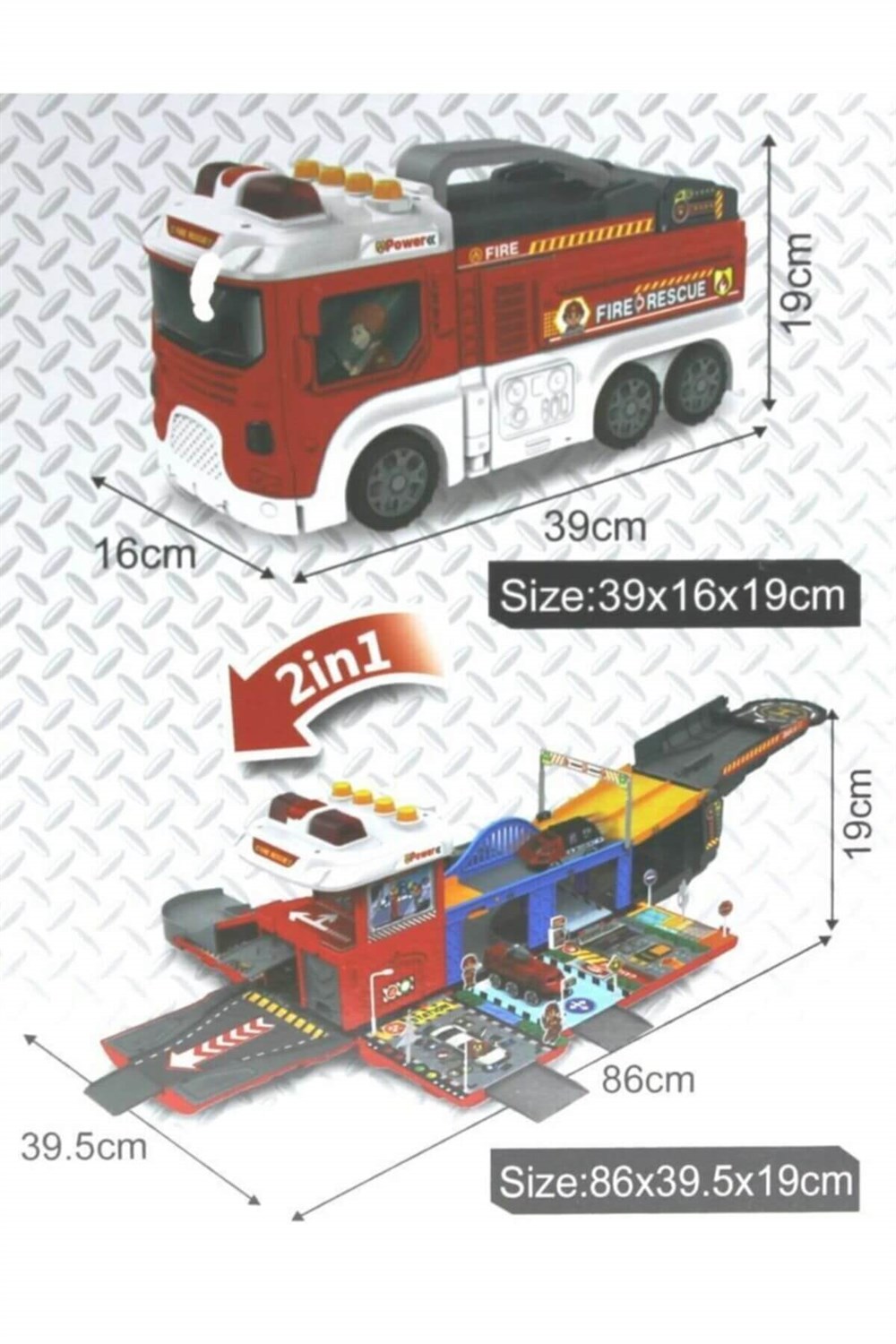Dönüşen İtfaiye İstasyonu Kırmızı Diğer ALA038
