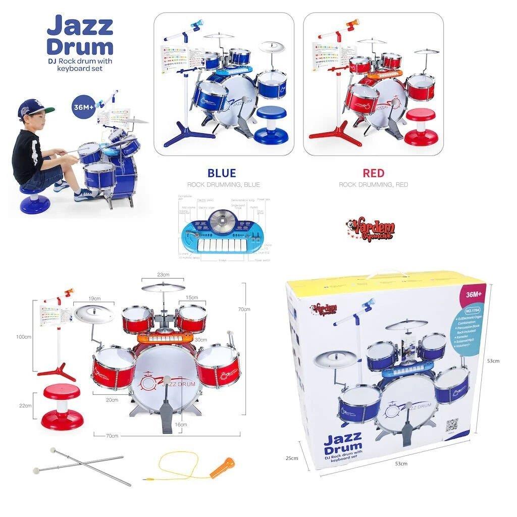 MIKROFONLU MP3 CALAR BATERI SET MAVI Diğer BAO 1704