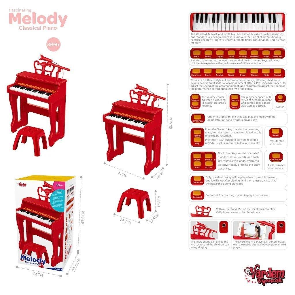 37 TUS MIKROFONLU CLASIC PIYANO Diğer BAO 2108