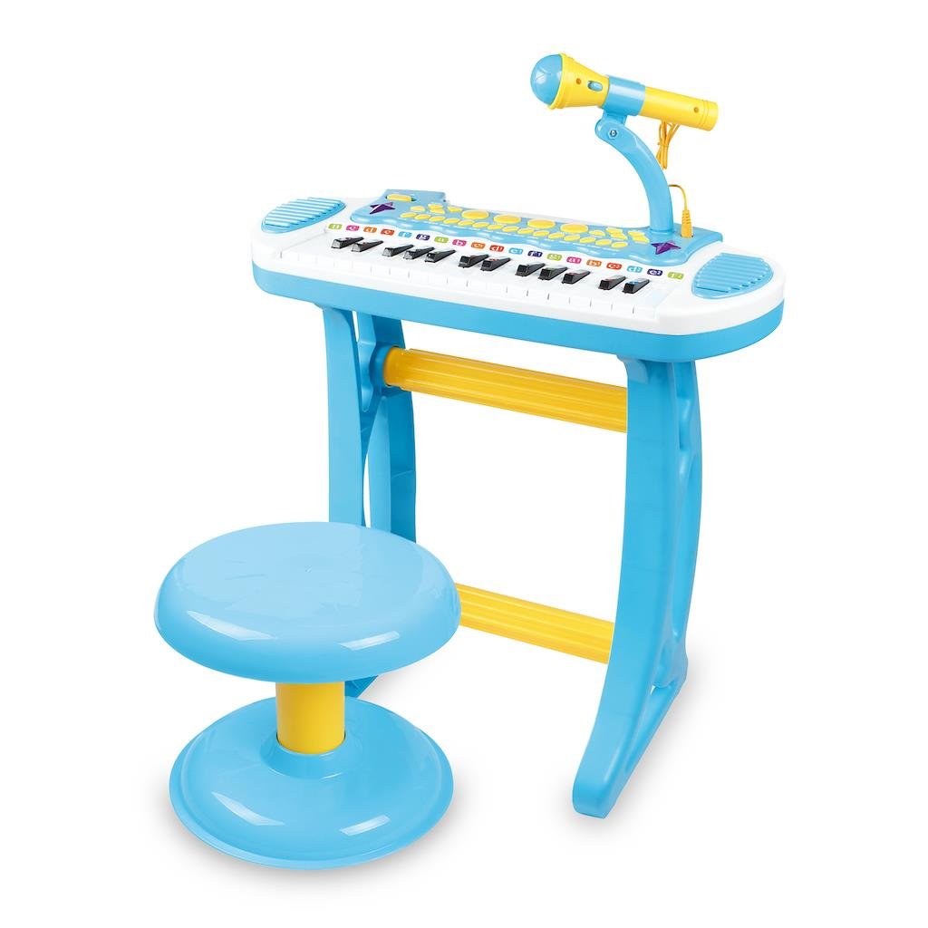 VARDEM MIKROFONLU 24 TUSLU MP3 CALAR MINI PIYANO MAVI Diğer BAO 3132C M