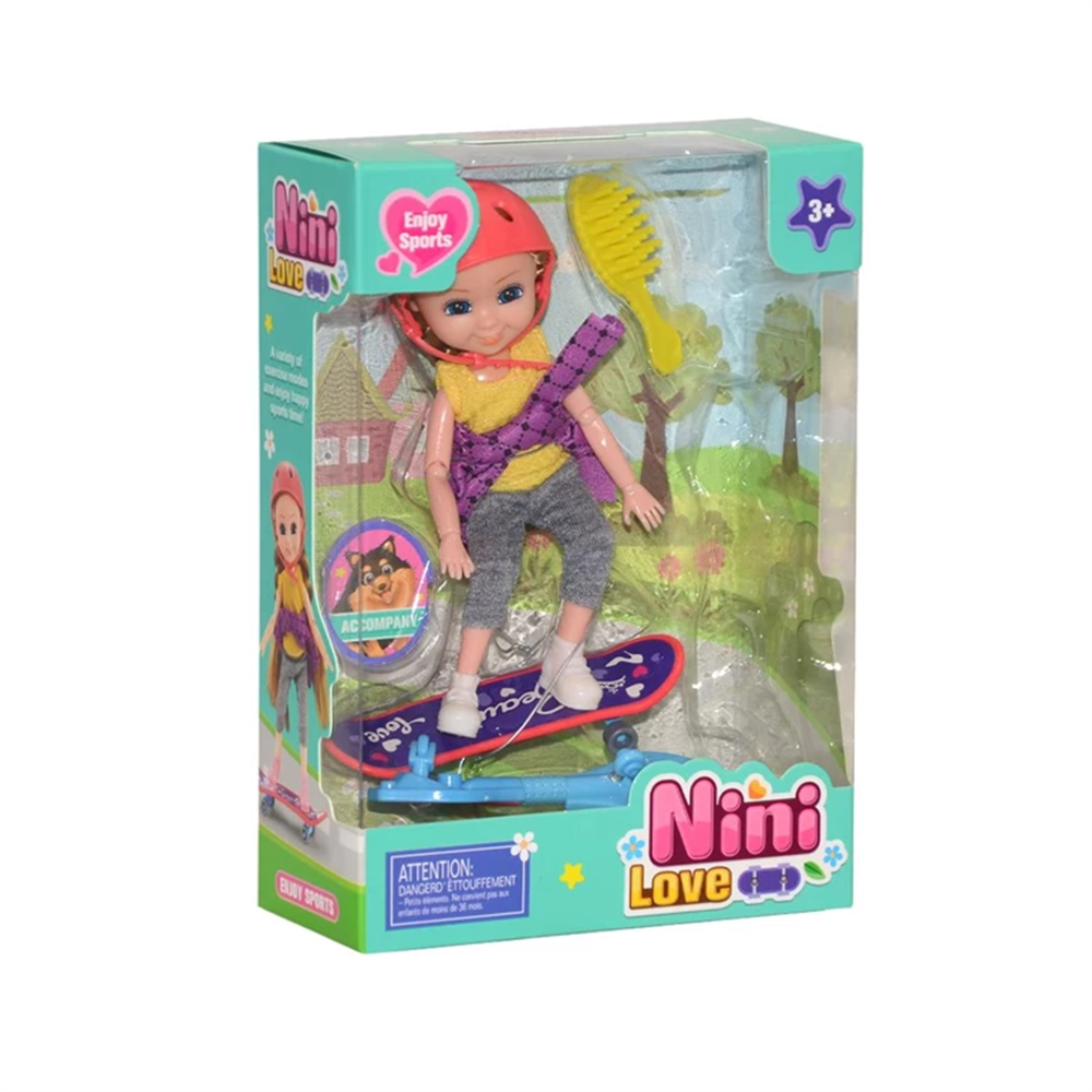 Nini Love Kutulu Sporcu Mini Bebek Diğer BIR53836