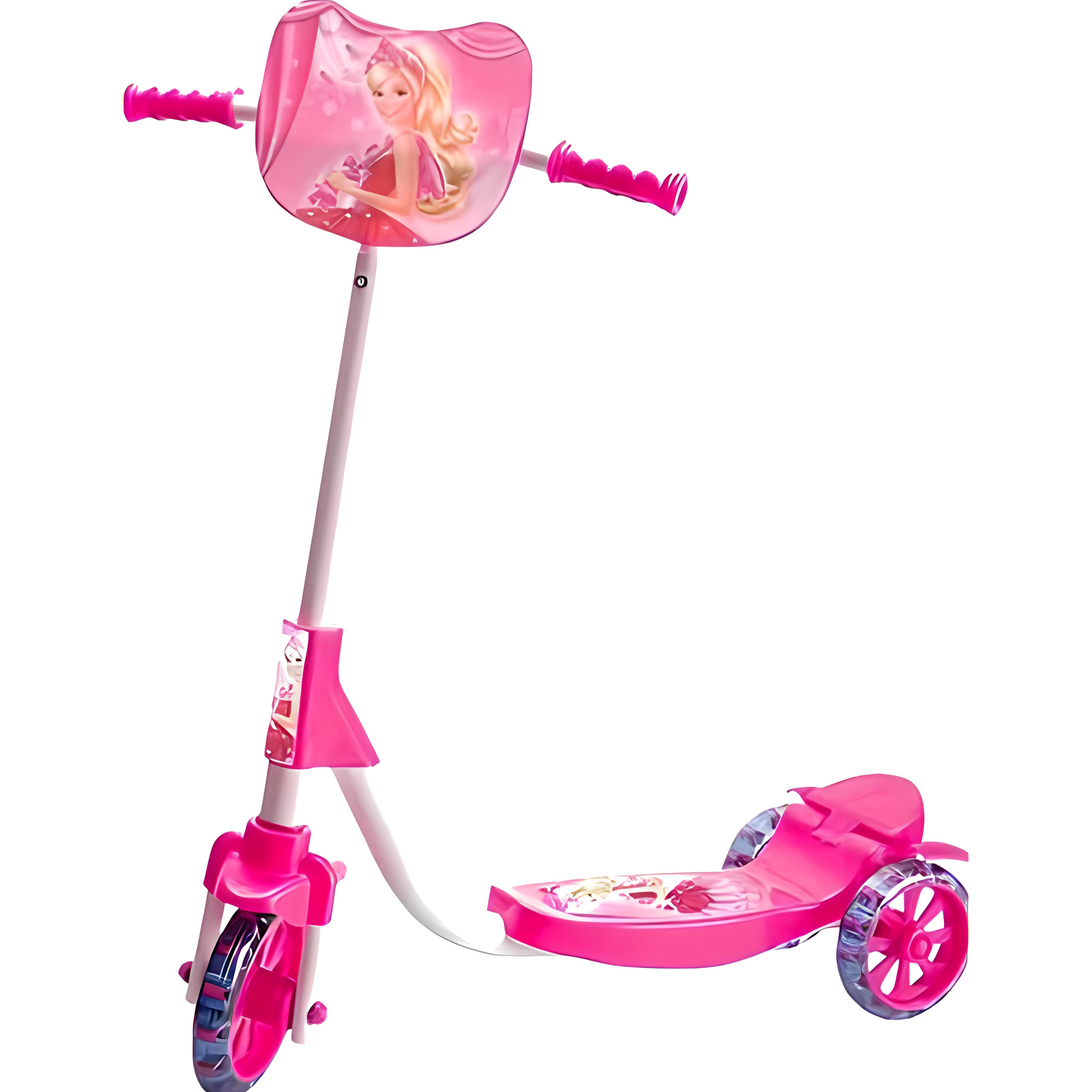 BEREN SEFFAF SILIKON TEKERLEKLI FRENLI BARBIE COCUK SCOOTER Diğer BRN 0026