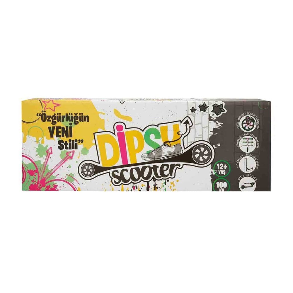 Dipsy 2 Tekerlekli Katlanabilir Turuncu Scooter Diğer BSC301020 T